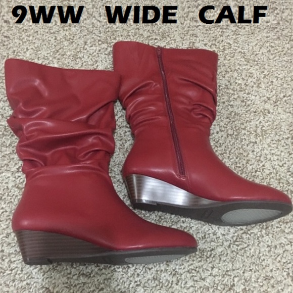 Comfort View Shoes - NWT 9WW + wide calf boots (extended width)